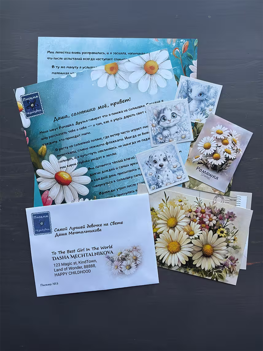 Письма Незабудки для Девочек | 5 - 7 лет