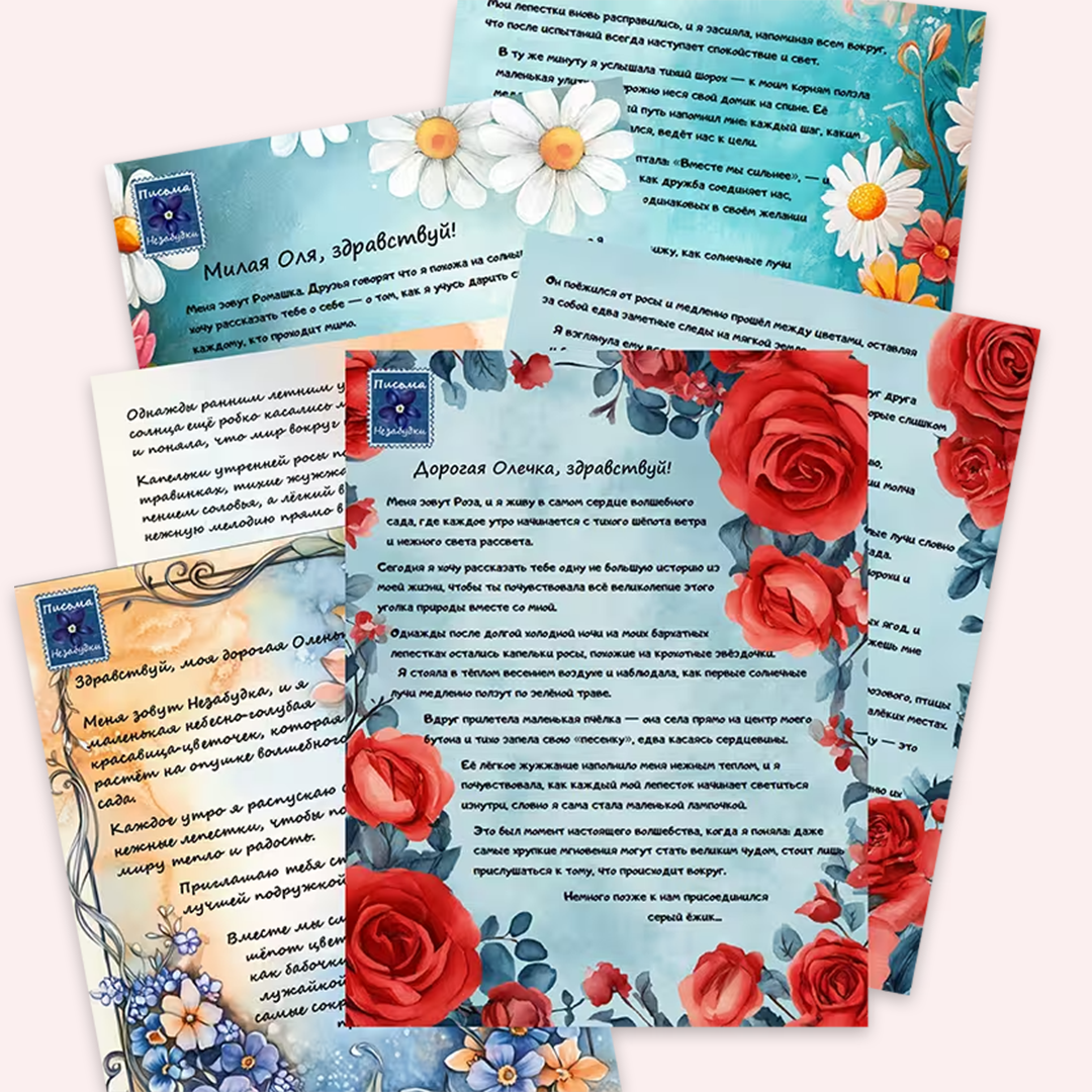 Письма Незабудки для Девочек | 5 - 7 лет